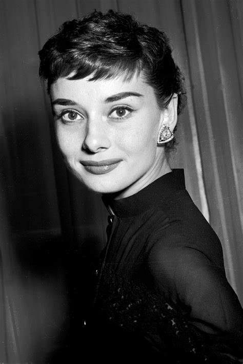 audrey hepburn with short hair